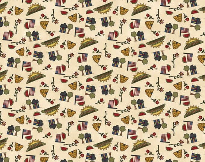 My Red Wagon  / 2542 44  / Henry Glass / Fabric / Quilting Fabric / Debbie Busby /