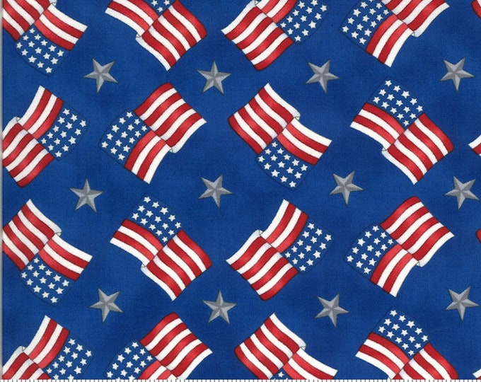 19986 14 / America Beautiful / Patriotic / Moda / Fabric / Quilting Fabric