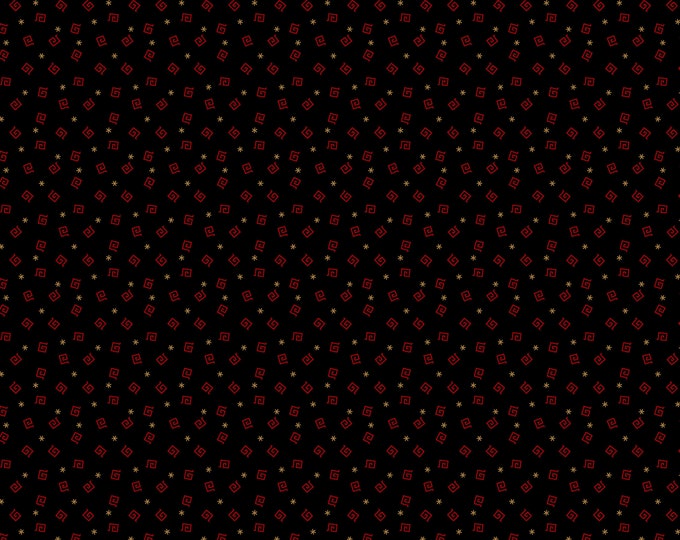 Prairie Dry Goods / R1756 Black  / Marcus Fabrics / Pam Buda / Fabric / Quilting Fabric