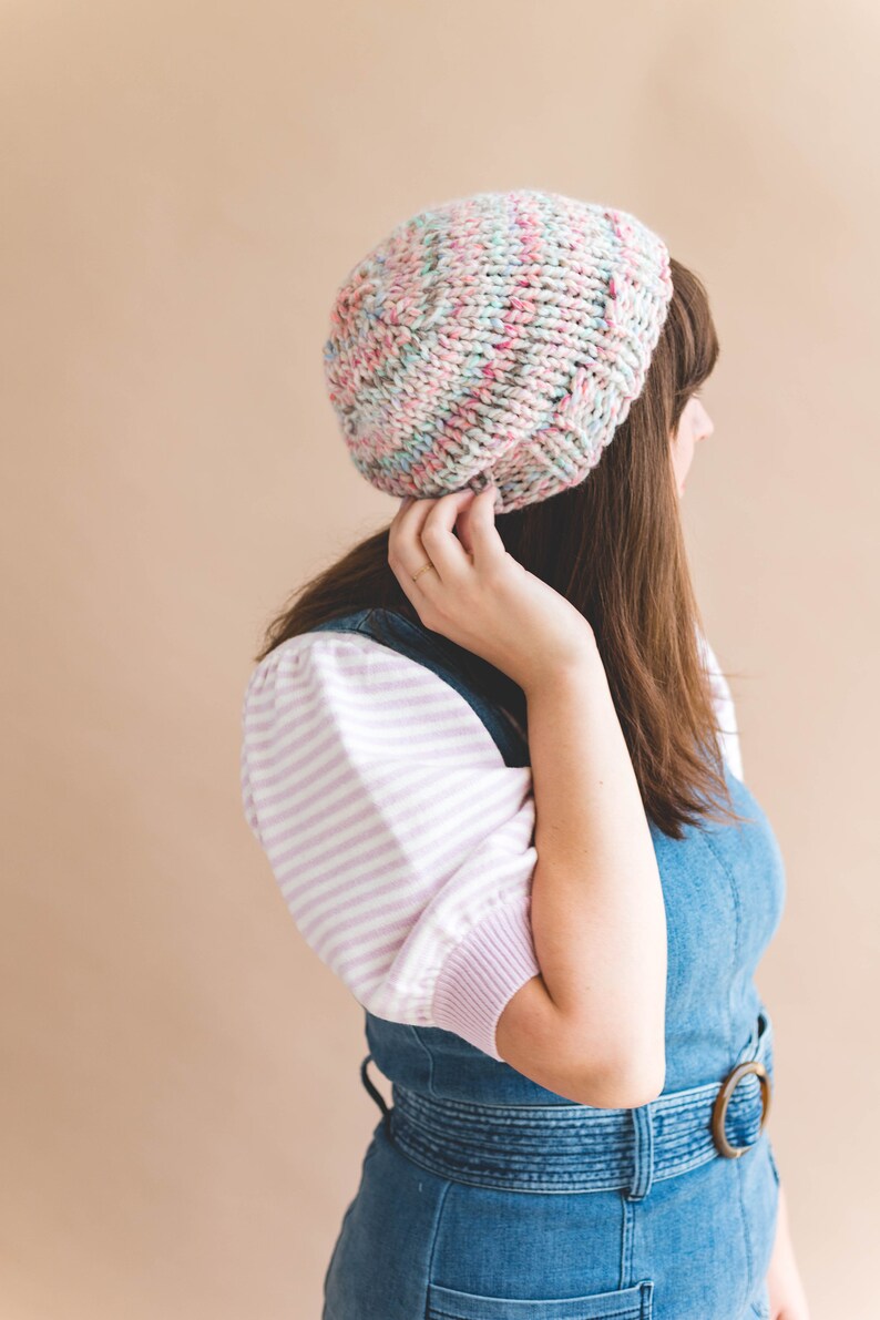 Knitting Thick & Quick Gwen Hat PATTERN pdf instant digital | Etsy
