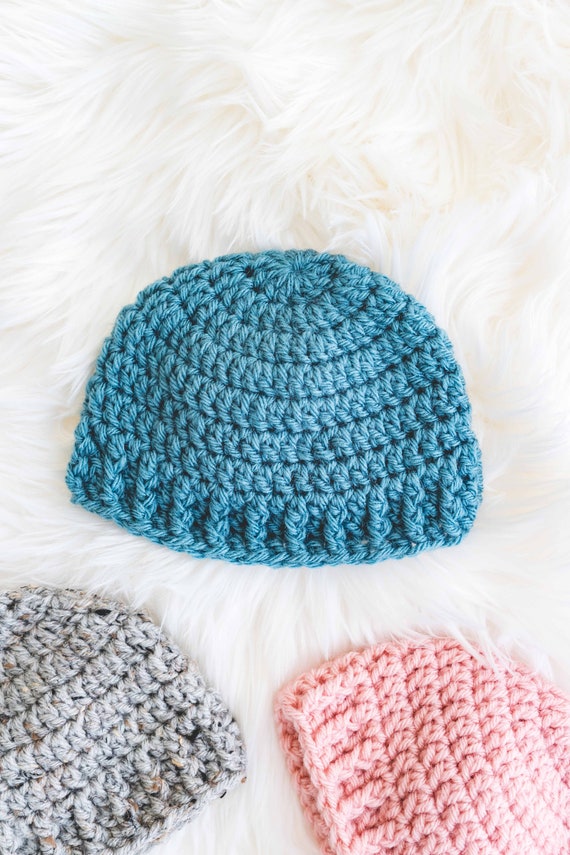 parker crochet baby hat