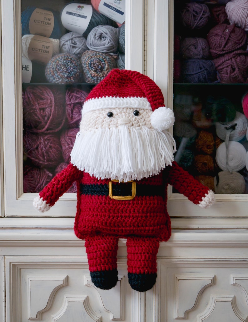 Santa Claus Crochet Christmas Pattern pdf instant digital image 0