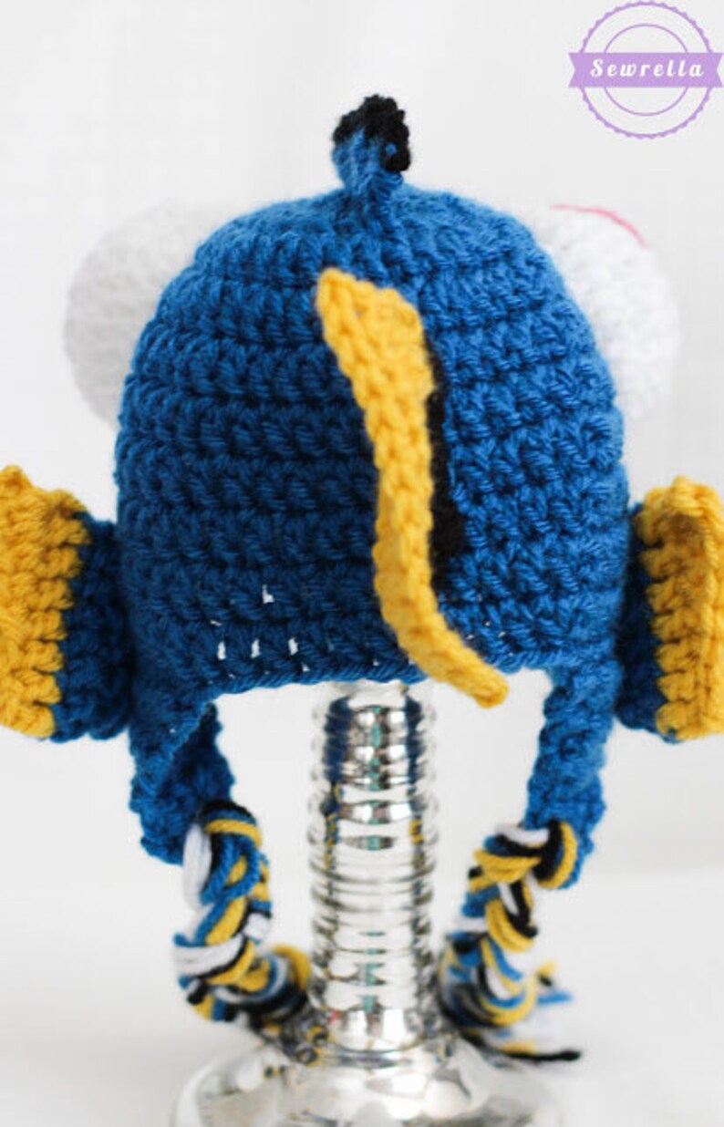 Baby Dory Crochet Hat Pattern pdf instant digital download | Etsy