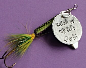 Customized Fishing Lure for Anniversary Gift - Personalized gift for man who loves to fish - fishing lure