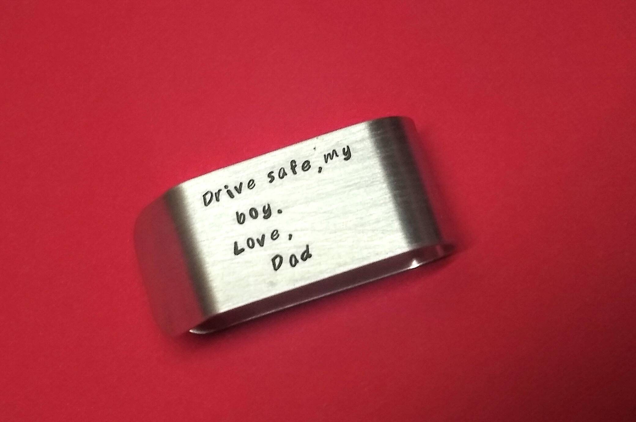 Custom Visor Clip Personalized Visor Clip New Driver Gift Etsy