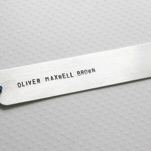 personalized bookmark with kids name and date of first communion