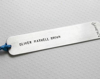 Personalized First Communion Bookmark, Confirmation gift with Name - gift for godson or goddaughter