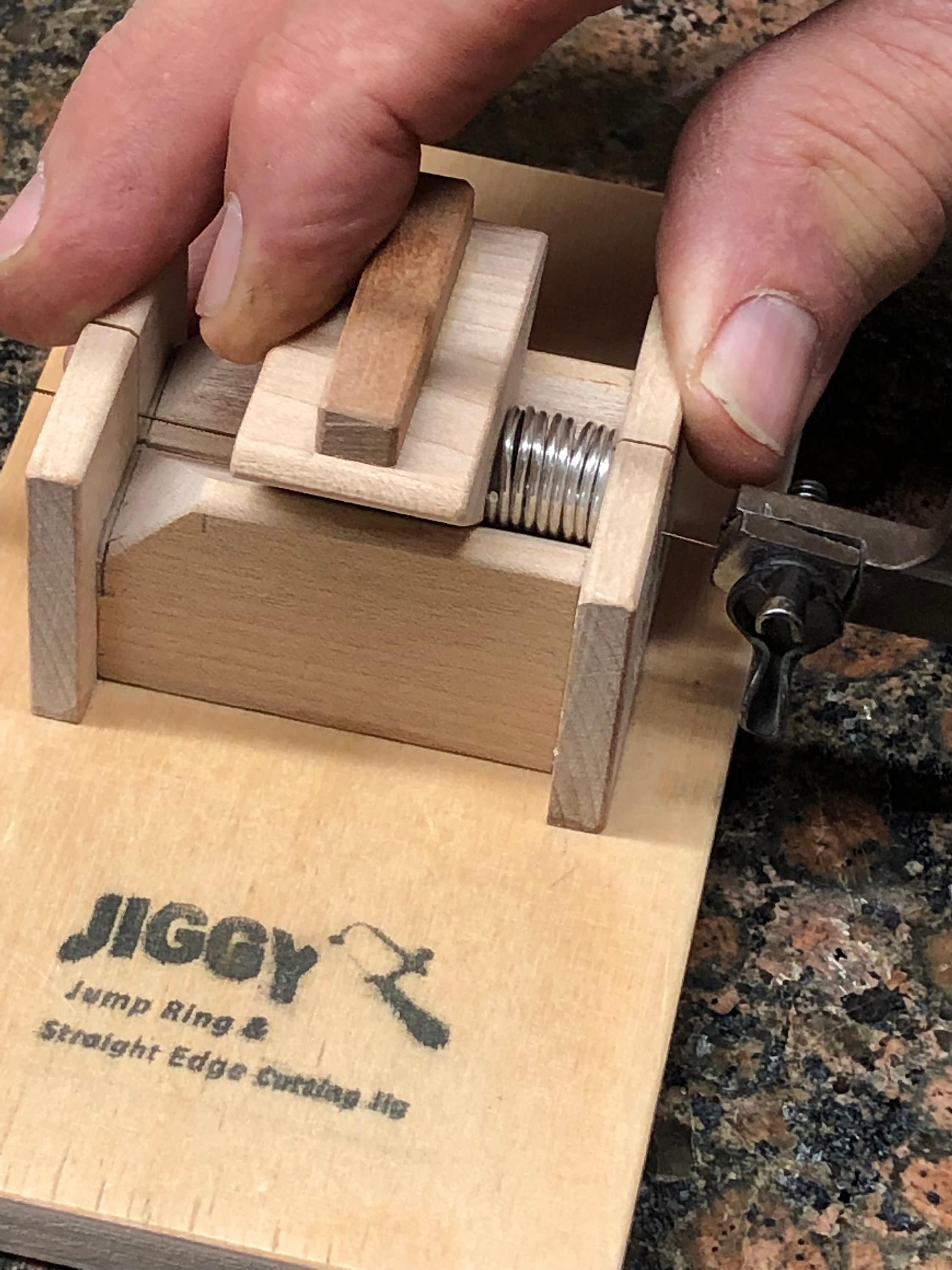 Jump Ring Maker and Straight Edge Cutting Jig Handmade 2 in 1 Jewelry Tool Cut Jumprings Safe Precise and Easy With the Jiggy Jig Tm Etsy