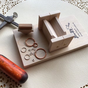 Jump Ring Maker and Straight Edge Cutting Jig Handmade 2 in 1 Jewelry Tool Cut Jumprings  Safe Precise and Easy with the Jiggy Jig tm!