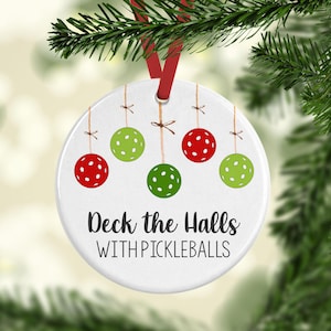 Pickleball Ornament, Pickleball Partner Gift, Pickleball Gifts, Pickleball Gift, Pickleball Lover