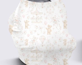 Baby Car Seat Cover, Car Seat Canopy Cover, Nursing Wrap, Baby Shower Gift