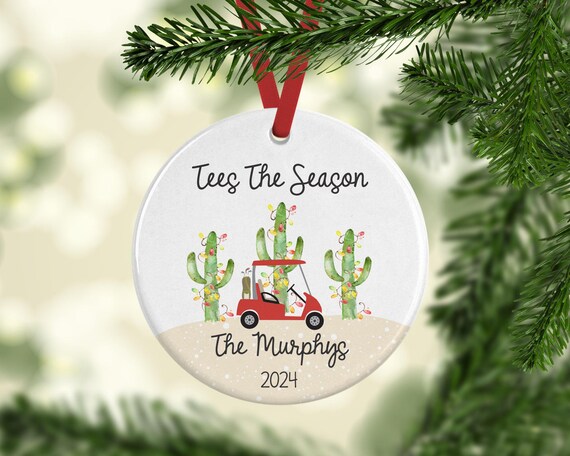 Buy Tees the Season Golf Ornament Personalized, Snowbird Golf Gift