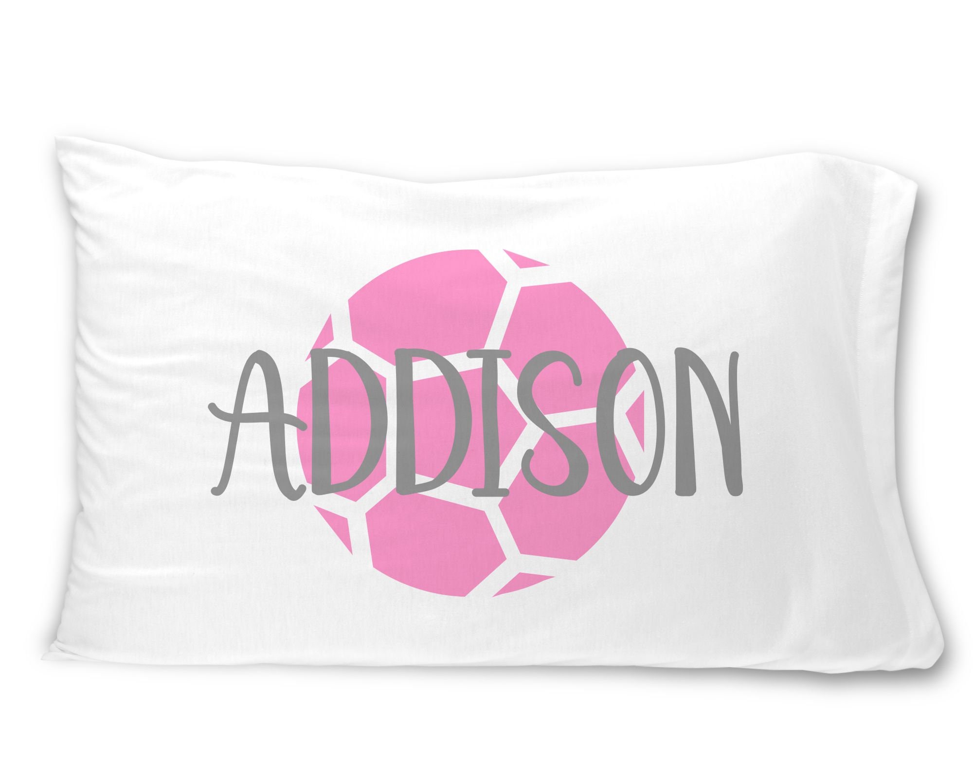 Soccer Pillowcase Personalized Girls Soccer Pillowcases Etsy