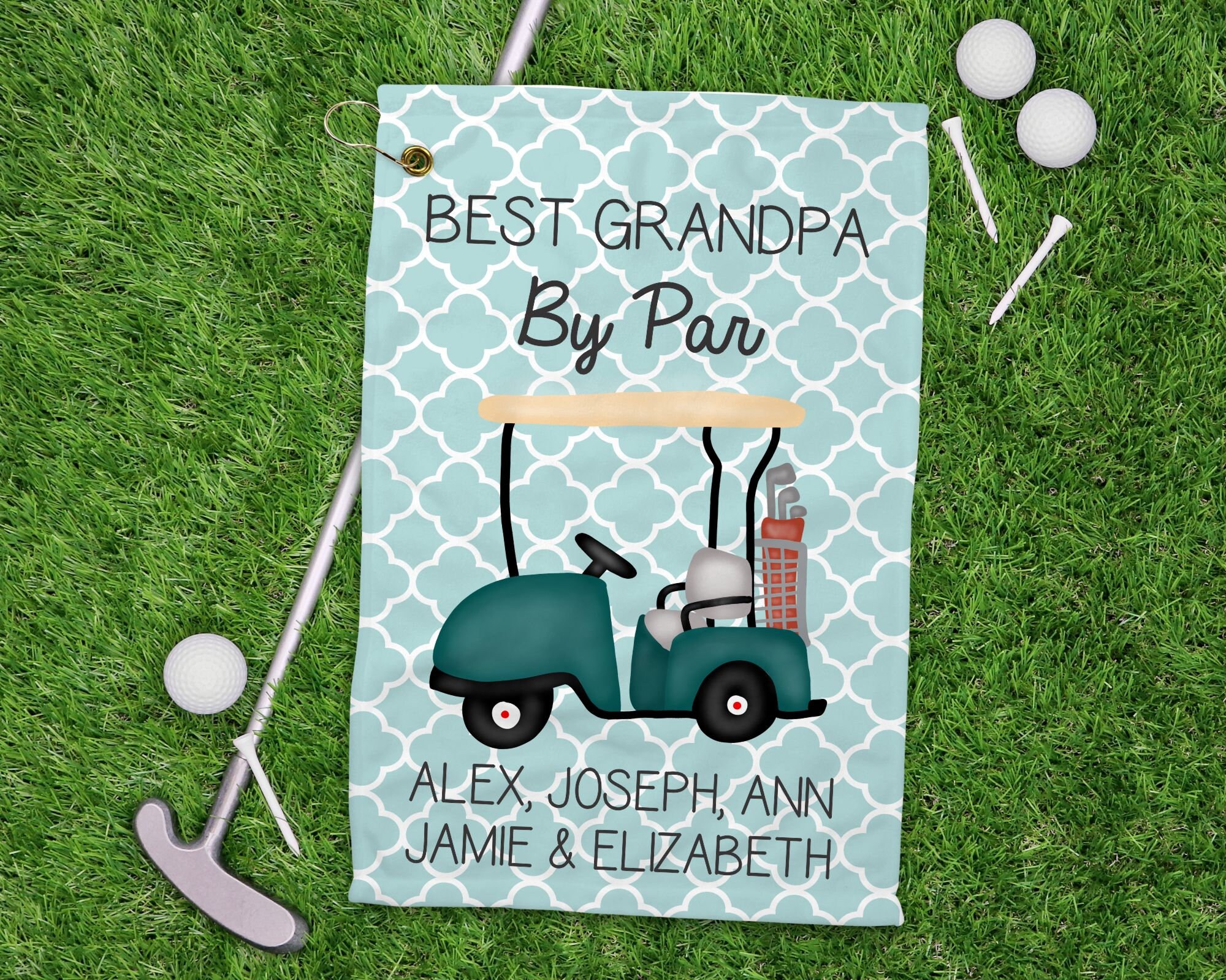 Grandpa Golf Towel Personalized Golf Gift for Grandpa Etsy Hong Kong