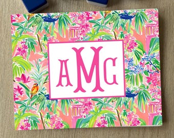 Sticker pour carte monogramme Mahjong, couverture en vinyle résistant à l'eau