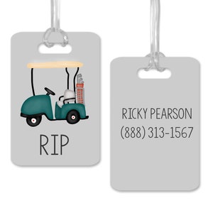 Golf Bag Tag Personalized, Golf Gifts for Men, Golf Bag ID