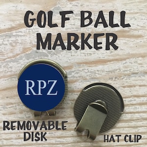 Golf Ball Marker, Golf Gifts Personalized, Golf Hat Clip, Golf Gifts Men, Golf Ball Hat Clip, Golfball Marker Gift Father