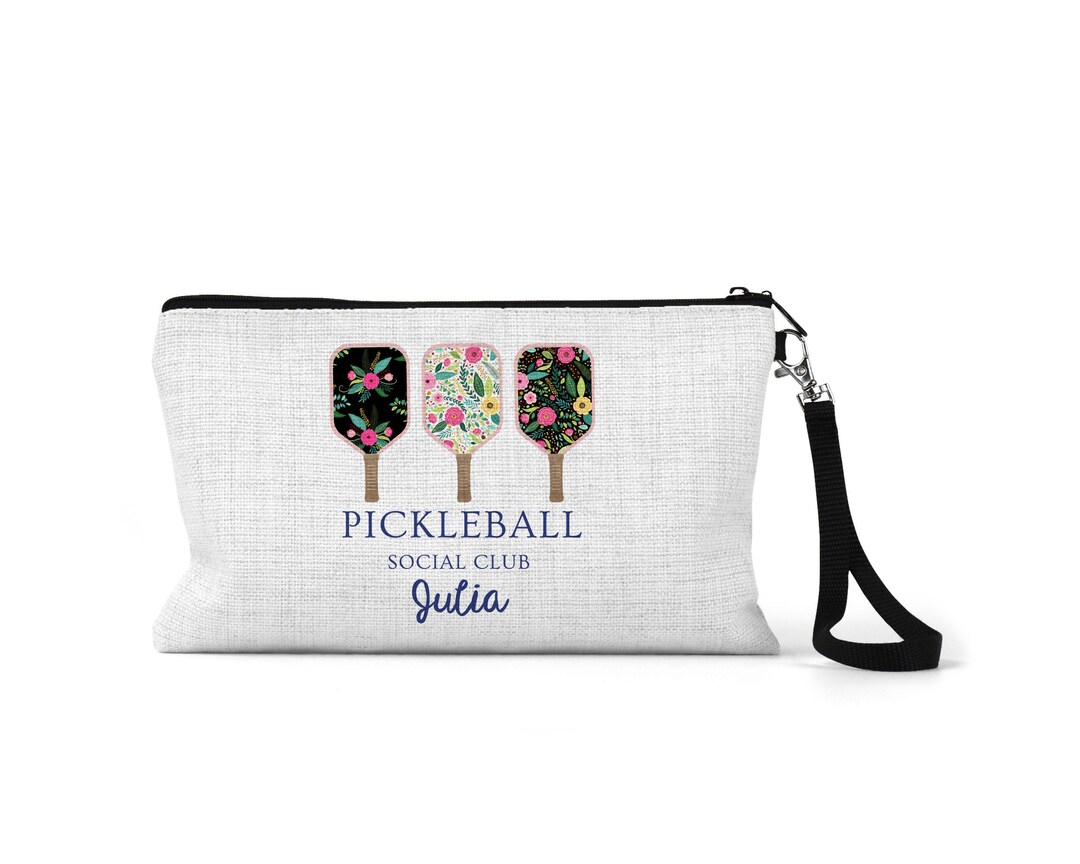 Pickleball Wristlet Personalized, Pickleball Queen Bag, Personalized