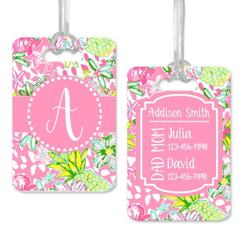 Personalized Diaper Bag Tag Custom Bag ID Tag Etsy