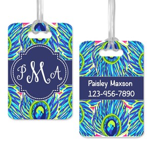 Monogram Luggage Tag, Bridesmaid Proposal Gift Personalized