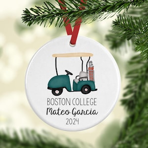 Golf-Team-Verzierung personalisiert, Damen-Golf-Team-Geschenk, Golf-Weihnachtsverzierung, Golf-Trainer-Geschenk, Golf-Strumpf-Stuffer