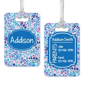 Identificación de bolsa de guardería personalizada, etiqueta de bolsa de pañales personalizada