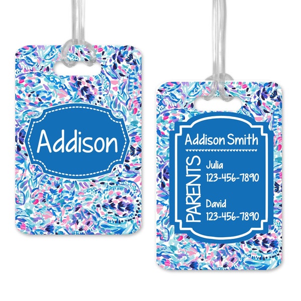 Personalized Daycare Bag ID, Personalized Diaper Bag Tag