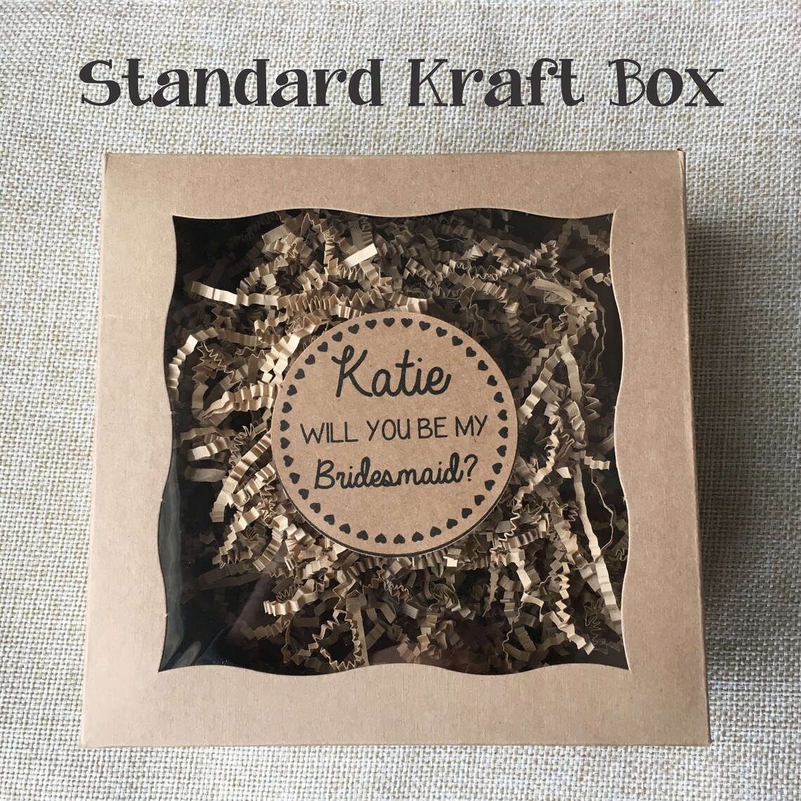 Proposal Box for Bridal Party Personalized Complete Etsy