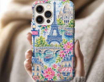 Paris Phone Case, Eurpean Travel Gift | MagSafe Compatible | Cities Collection