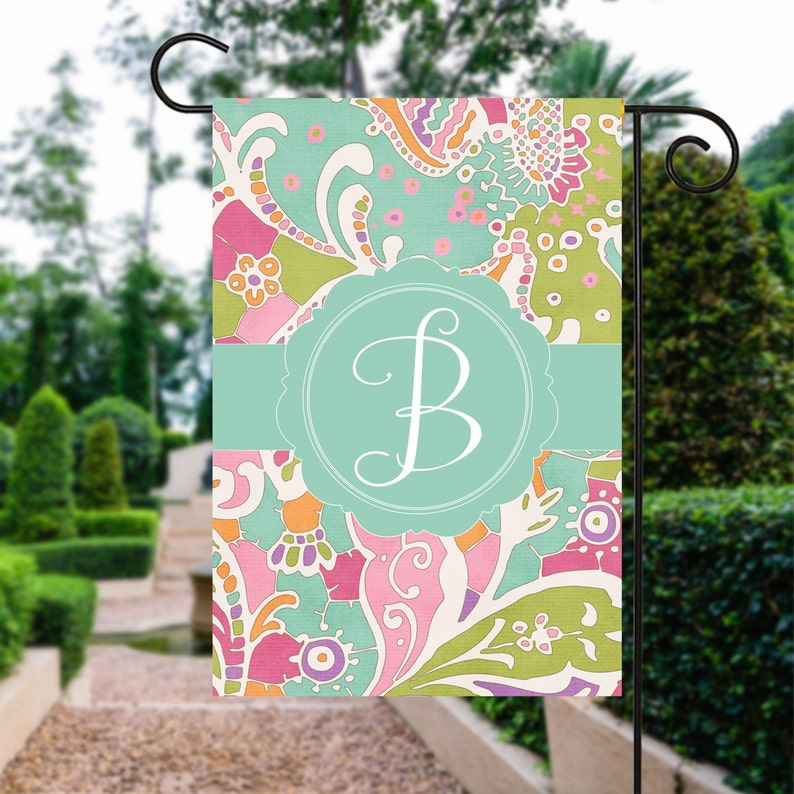 Spring Garden Flag Garden Flag Spring Flag Personalized Etsy