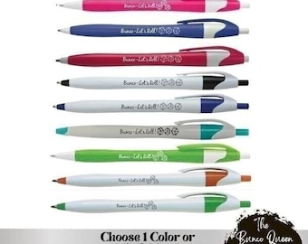 Bolígrafos Bunco Ink - "¡A rodar!" Bolígrafos Bunco con tinta negra - 21 colores para elegir: ¡Elige 1 o combina!