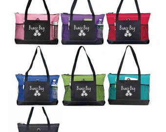 Lyxig Bunco-väska med dragkedja! Specialtryckt tygkasse med dragkedja 50 cm L x 36 cm H x 10 cm B *Nu tillgänglig i 6 färger!