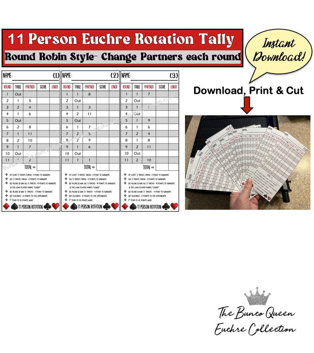 11 Person Euchre Tally Cards round Robin Progressive Tournament Euchre Score Sheets CARDS ONLY Instant Download. Free Customization - Etsy 11-person-euchre-tally-cards-round-robin-progressive-tournament-euchre-score-sheets-cards-only-instant-download-free-customization-etsy