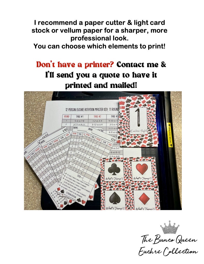 16 Player Euchre Rotation Chart.pdf 16 Person Euchre Rotation Score Sheet/euchre Tally W Table Numbers ...