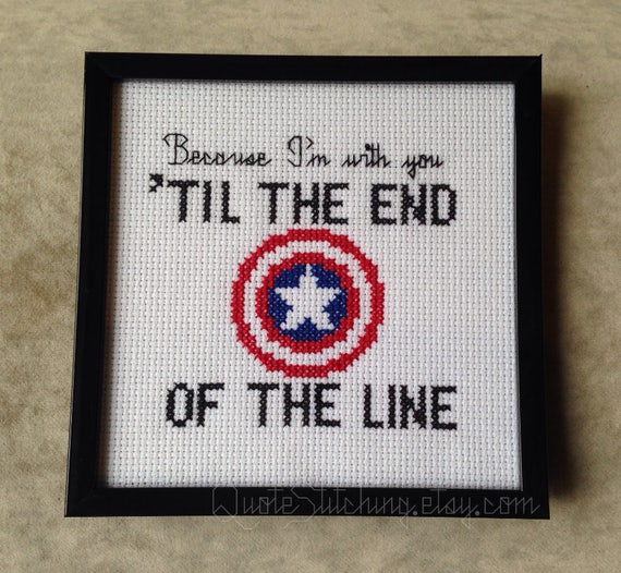 Because I M With You Until The End Of The Line Captain Etsy
