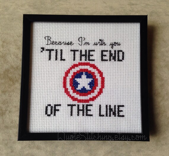 Because I M With You Until The End Of The Line Captain Etsy