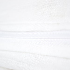 SIMPLE Linen bedding set handmade, luxury softened. Linen bedding king, linen bedding queen, linen bed set, white. Extra fast shipping. image 3