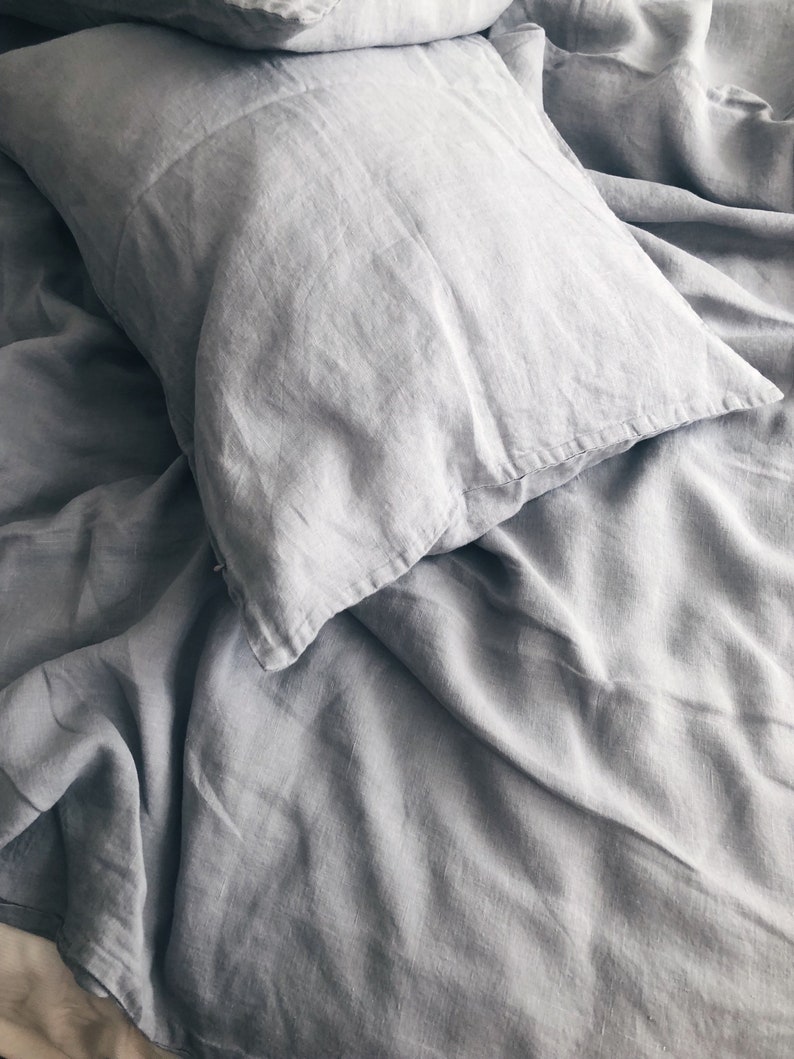 20x28 inches SIMPLE linen pillow home, bedroom decor, body pillow cover, farmhouse pillow, throw pillows, floor pillow, denim pillow bedding image 1