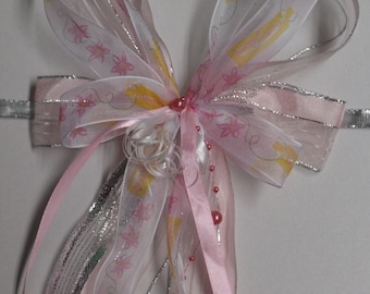 School bag bow, gift bow with pearl decoration