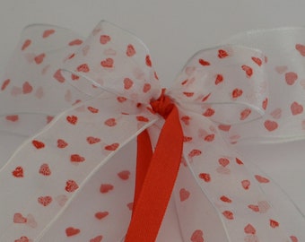 Ribbon Valentine's Day, Birthday, Mother's Day, Gift Ribbon with Hearts