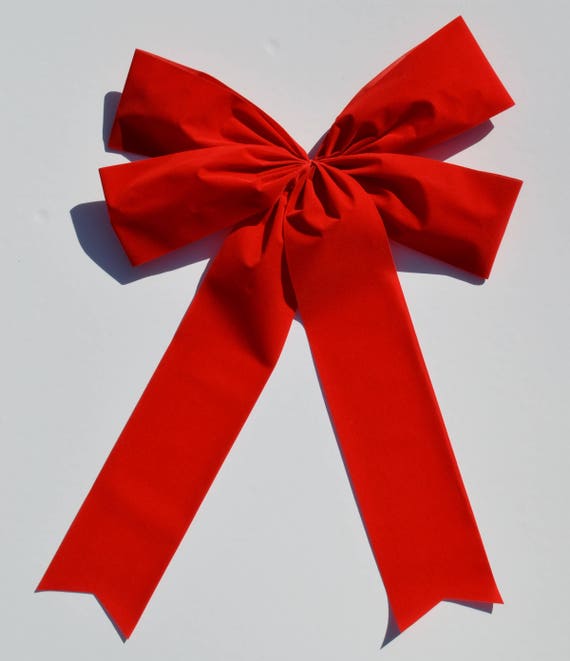 40 x 50 cm, grand nœud fini rouge, nœud décoratif cadeau de