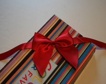 Satin gift bow, satin bow, gift wrapping bow, packaging bow, self-adhesive bow,