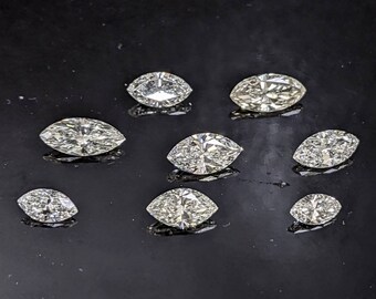 0.21ct.-0.60ct. Marquise Cut Diamonds Natural Untreated / Loose Marquise Cut Diamond / Marquise Diamond for Jewelry Design /Gift For Her Him