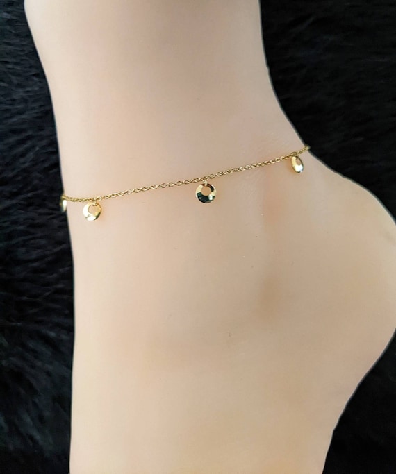 Figure 8 Chain Yellow Gold-filled Anklet 9-inch Adjustable Length, Made in the USA Figure 8 Chain Yellow Gold-filled Anklet 9-inch Adjustable Length, Made in the USA