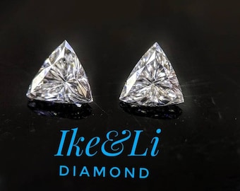 0.41ct. tw. Trillion Cut Diamonds E-F color VS clarity /Matching Natural Untreated Loose Trillion Cut Diamonds/Diamonds for Jewelry Making