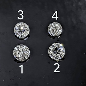 GIA Certified 0.36ct.-0.49ct. European Cut Loose Diamonds Natural Untreated / Antique Cut / Old Mine Vintage Diamond / Art Deco Diamonds