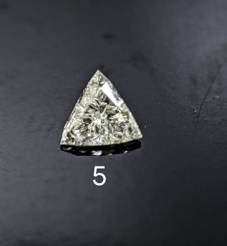 0.06ct.0.20ct. Triangle Cut Trillion Cut Diamonds Natural Etsy