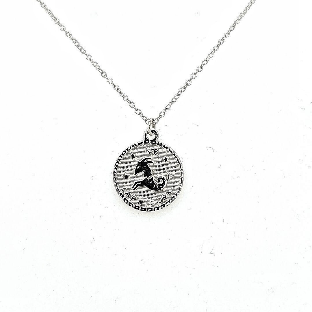 Zodiac Sign Necklaces 925 Sterling Silver / 12 Zodiac Signs Necklaces ...