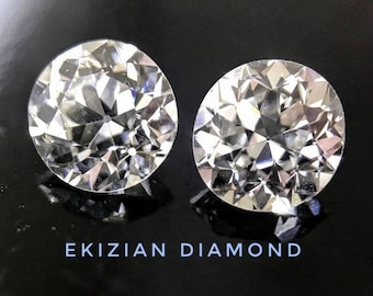 GIA Certified 1.20ct. Tw. Matching European Cut Diamonds / Antique Cut Diamonds / Natural Untreated Diamonds / Loose European Cut Diamonds