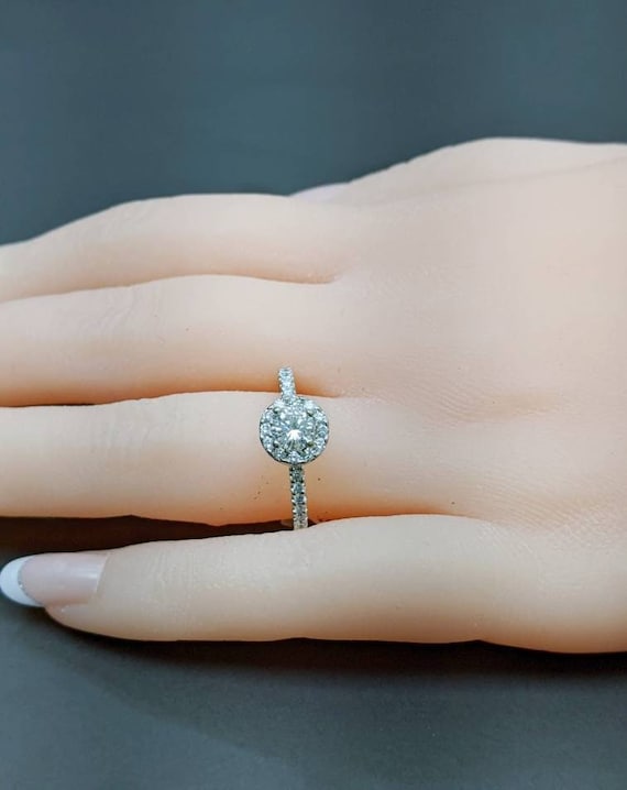 LADIES SEMI MOUNT RING 0.70CT ROUND/PRINCESS DIAMOND 14K WHITE GOLD (SI QUALITY) (CENTER STONE 1.00CT PRINCESS DIAMOND) LADIES SEMI MOUNT RING 0.70CT ROUND/PRINCESS DIAMOND 14K WHITE GOLD (SI QUALITY) (CENTER STONE 1.00CT PRINCESS DIAMOND)